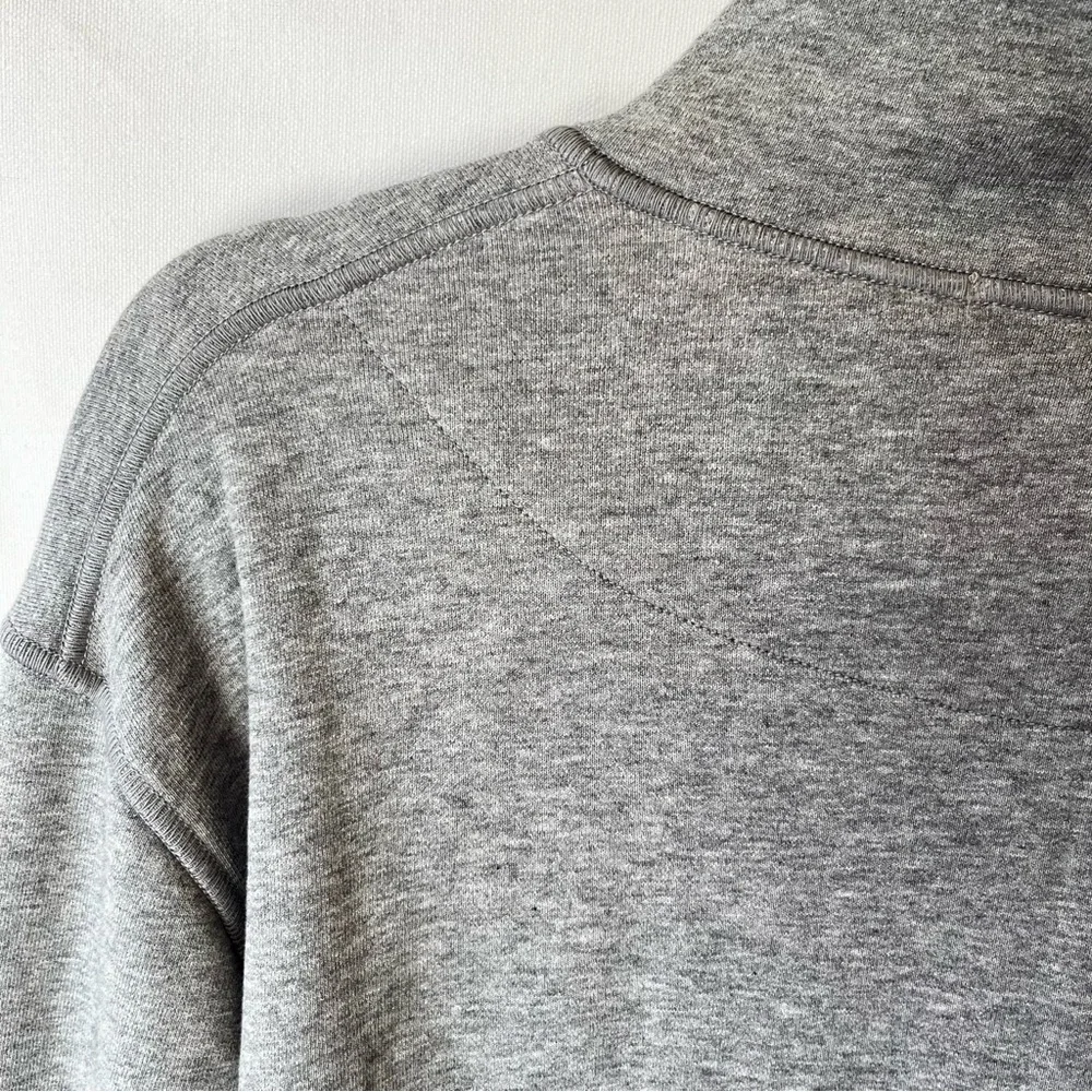 Stone Island Felpa 1/4 zip Knit 3XL New Mock neck sweatshirt Gray Mens 3X NWT - Picture 8 of 11